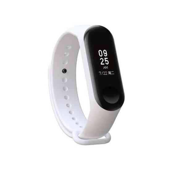 DM Ремінець для Фітнес-трекера Xiaomi Mi Band 3,4 White (Код товару:4357) Харків