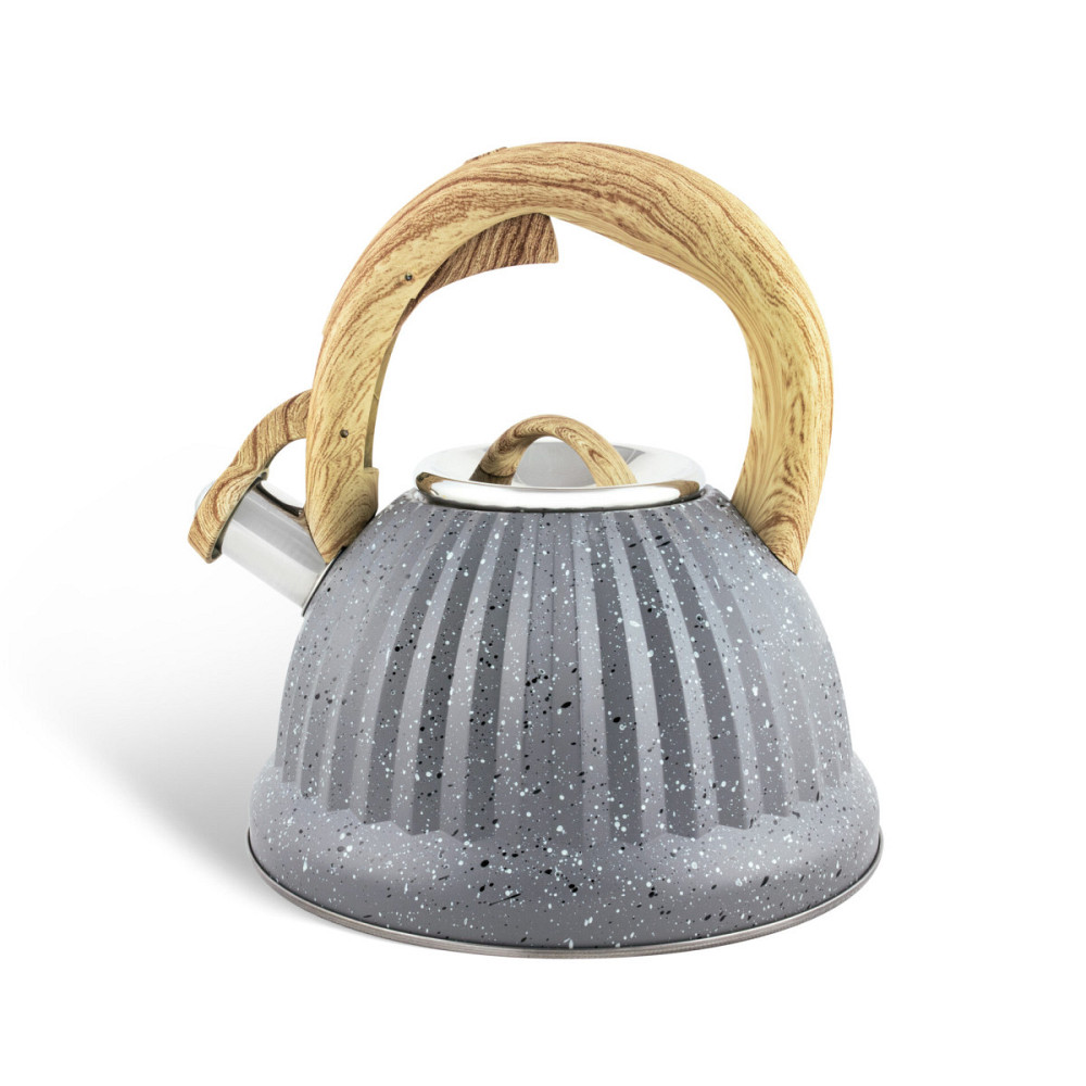 Чайник зі свистком Edenberg EB-8810-Grey 3 л сірий Київ - зображення 1