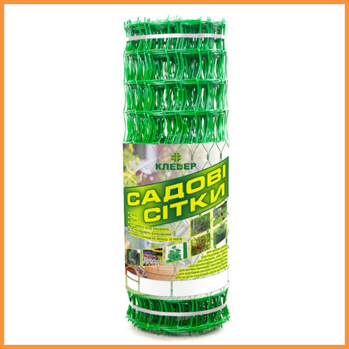 Сетка 45*45 1.0х20 м пластиковая Клевер (зеленая) квадрат с запаянным краем Харків - зображення 7