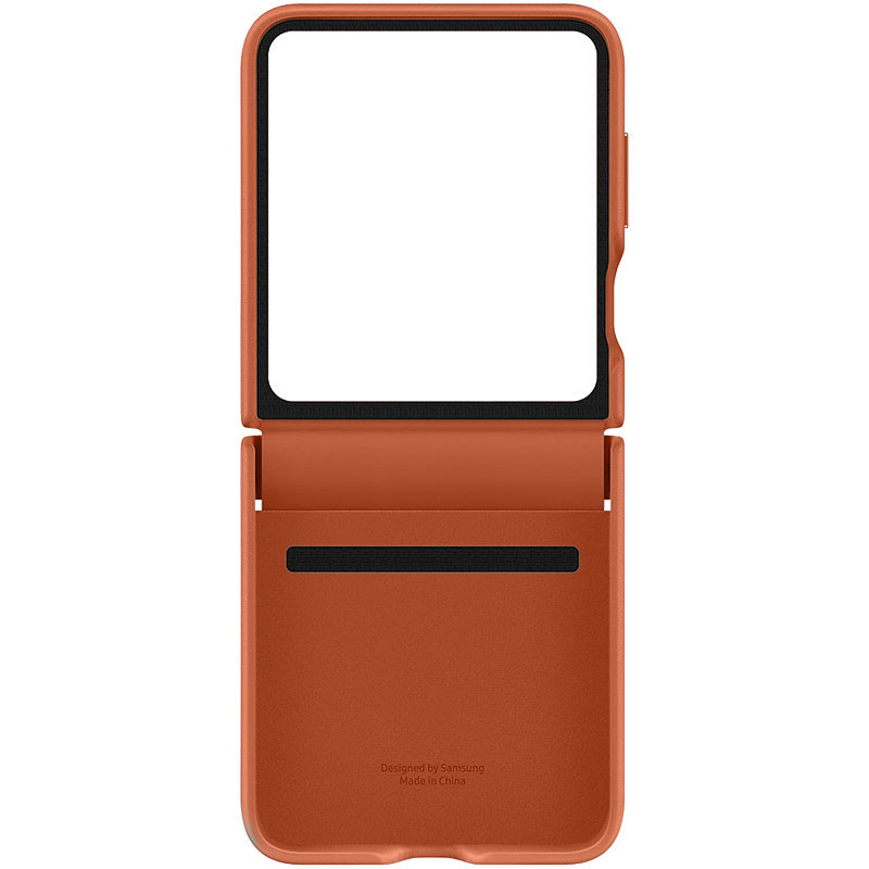 Кожаный чехол Leather Case (AAA) для Samsung Galaxy Z Flip5 Херсон - зображення 5