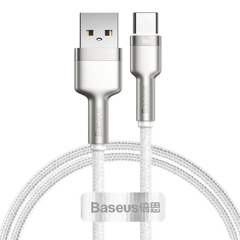 Дата кабель Baseus Cafule Metal Data USB to Type-C 66W (1m) (CAKF00010) Херсон - изображение 1