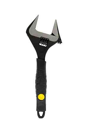 Ключ разводной MASTERTOOL 200 мм 0-38 мм тонкие губки CrV рукоятка с TPR накладкой 76-0322 Харків