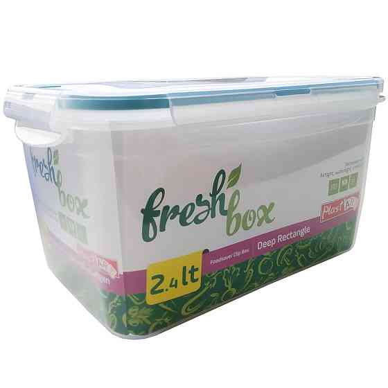 Контейнер Fresh Box прямоугольный 2,4 л прозрачный Irak Plastik Київ