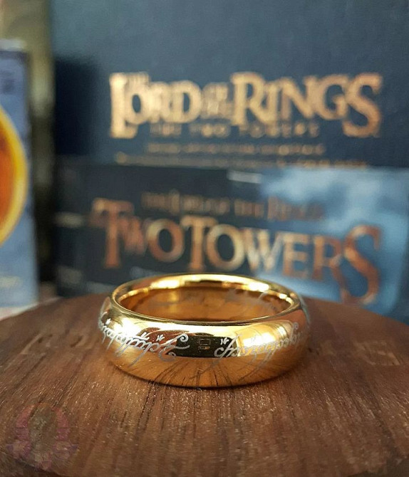 Кольцо Всевластия из Властелина колец, со светящейся надписью. Настоящее кольцо Саурона, единое кол Київ - зображення 1