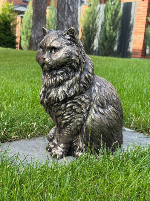 Пам'ятник кота в бронзі створення пам'ятників тварин на замовлення Київ - зображення 4