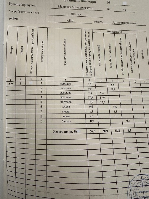 Продам 3к квартиру вул.Сонячна Набережна,42 Житлова під ремонт Днепр - изображение 4
