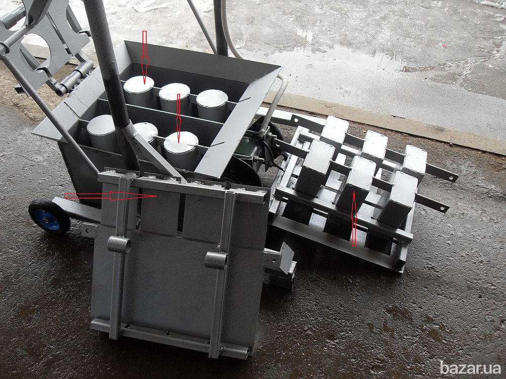 "Станок для изготовления шлакоблоков" «НВС-3х1» Лидер продаж! Івано-Франківськ - зображення 5