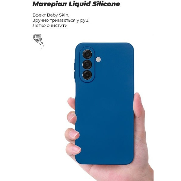 Чохол ArmorStandart ICON Camera Cov для Samsung A17 A175 Dark Blue (ARM86775) (Код товару:41751) Харків - зображення 3