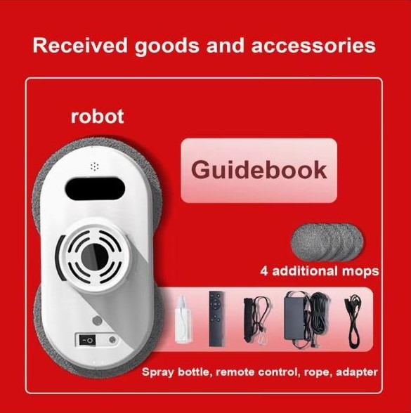 Автоматичний робот для миття вікон із дистанційним керуванням, живлення 110–220В Киев - изображение 2