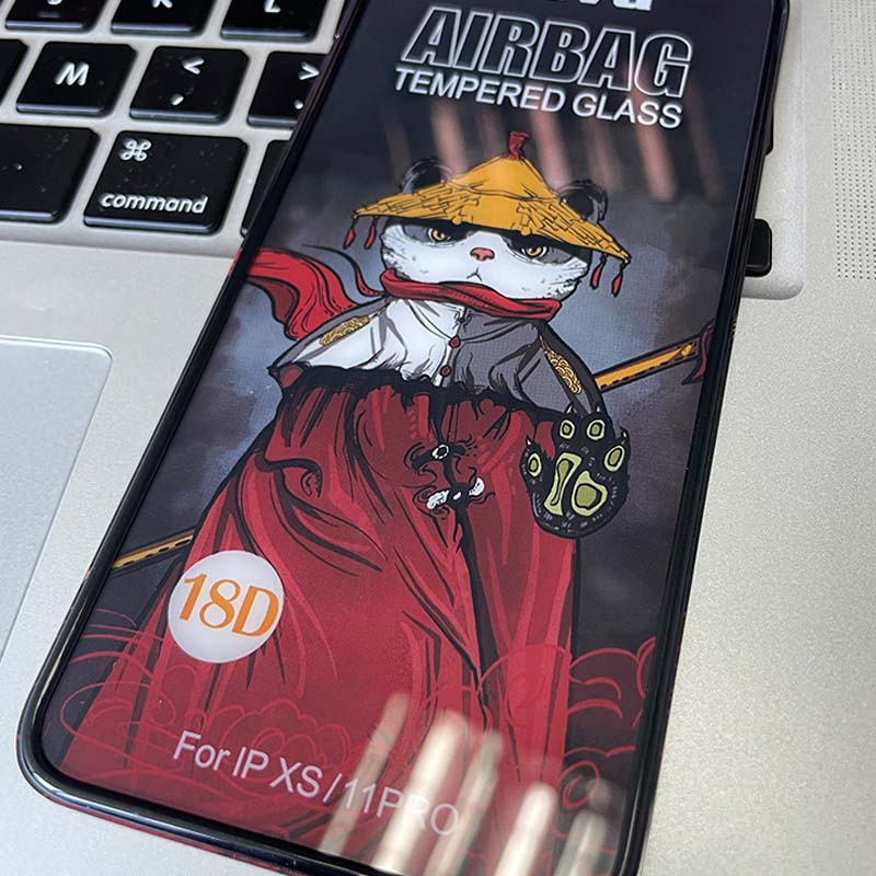 Защитное 2.5D стекло Weva AirBag (тех.пак) для Apple iPhone 11 Pro / X / XS (5.8") Херсон - изображение 6