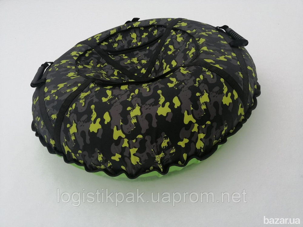 Тюбинг 1 м Ватрушка для снега защитного цвета (Оксфорд) Харків - зображення 7