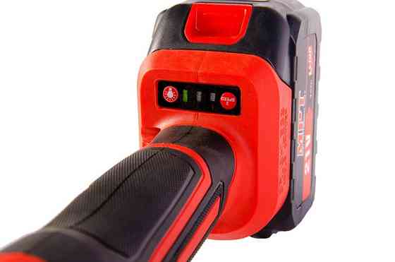 Машина углошлифовальная аккуммуляторная MPT 100 мм 21 V Li-ion 2 АКБ 4 Ач 2 скорости пластиковый кей Харків