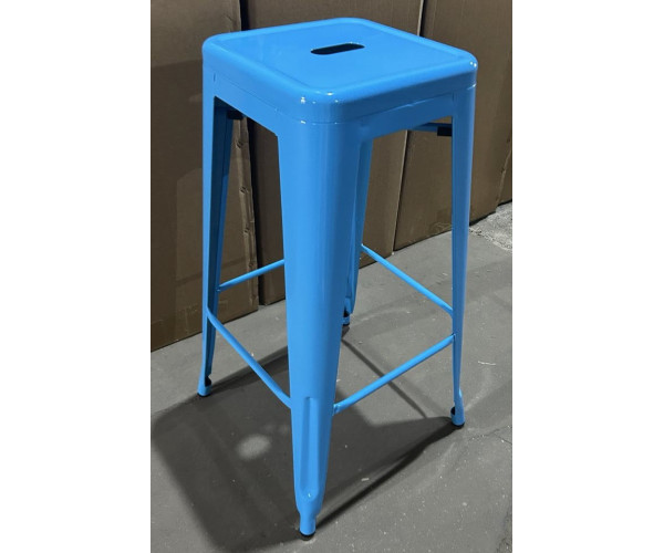 Стілець Толікс барний високий блакитний Дніпро - зображення 5