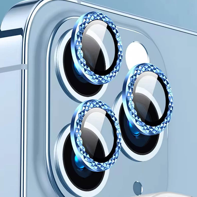 Защитное стекло Metal Shine на камеру (в упак.) для Apple iPhone 12 Pro Max Херсон - изображение 5