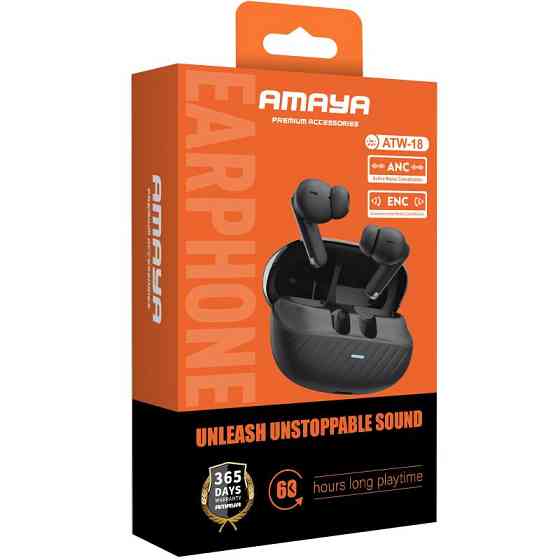 Беспроводные TWS наушники Amaya ATW-18 ANC+ENC Херсон