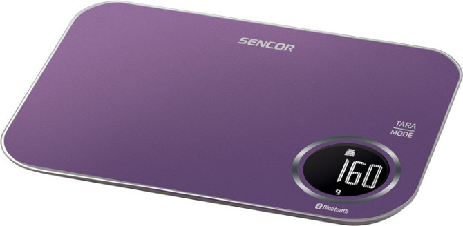 Весы кухонные Sencor SKS7073VT 5 кг фиолетовые Київ - зображення 3