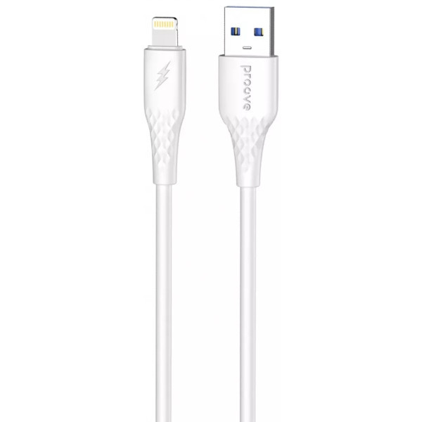 Кабель Proove GridLine USB to Lightning 2.4A 1m White (CCGL12001102) (Код товару:41589) Харьков - изображение 1