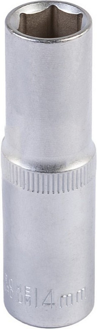 Головка торцевая 6-гранная удлиненная MASTERTOOL ½" 14 мм L 78 мм CrV 78-0514 Харків - зображення 1