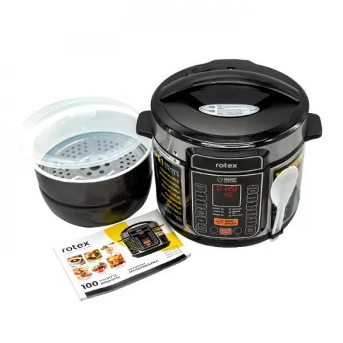 Мультиварка-скороварка Rotex REPС73-B 900 Вт Київ - зображення 2