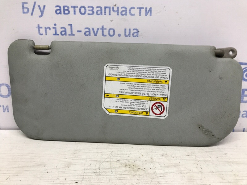 Козырек солнцезащитный левый Mitsubishi L200 KB 2.5 ДИЗЕЛЬ 4D56U 2006 (б/у) Київ - зображення 4
