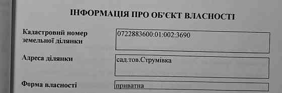 Продам дачу біля Луцька, Струмівка Луцьк