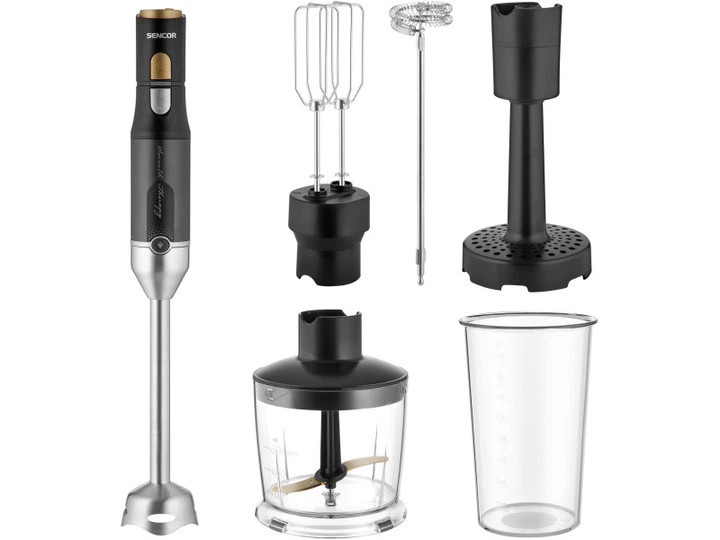 Блендер погружной Sencor SHB 6442BK 1200 Вт черный Київ - зображення 4