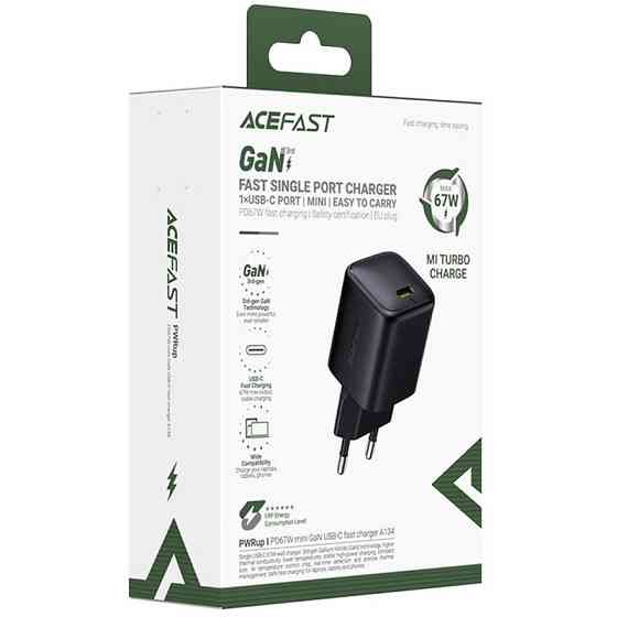 СЗУ Acefast A134 PD67W GaN (1USB-C) Херсон