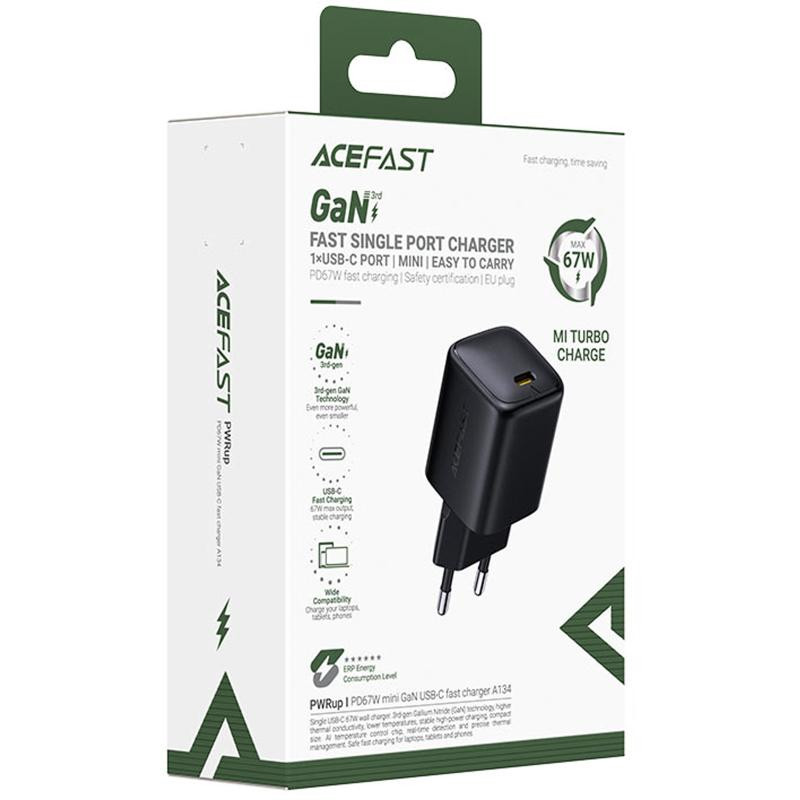 СЗУ Acefast A134 PD67W GaN (1USB-C) Херсон - зображення 5