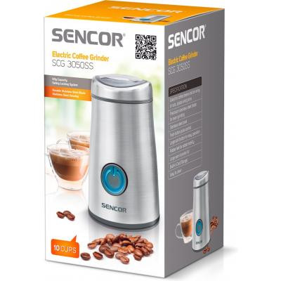 Кофемолка Sencor SСG3050SS 150 Вт Киев - изображение 2