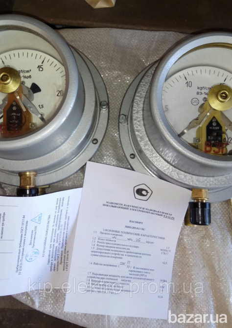 Вакуумметр электроконтактный, взрывозащищенный ВЭ-16рб (ВЭ 16рб, ВЭ16рб, ВЭ16-рб) Київ - зображення 3