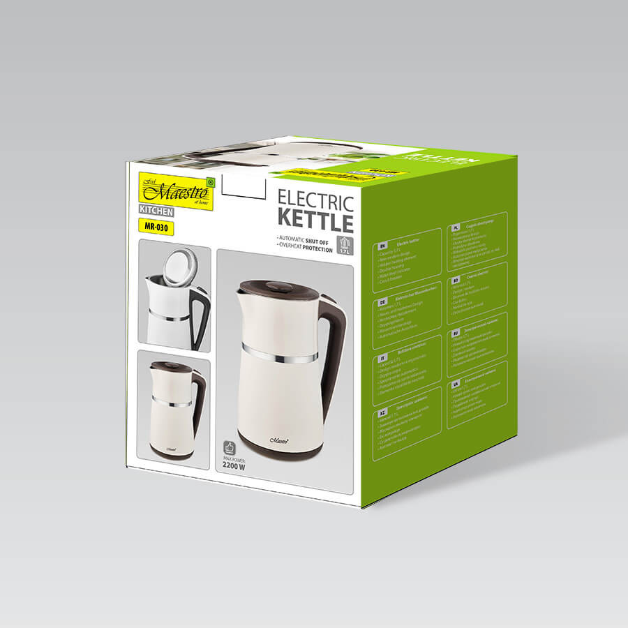 Электрочайник Maestro MR-030-White 1.7 л белый Київ - зображення 4