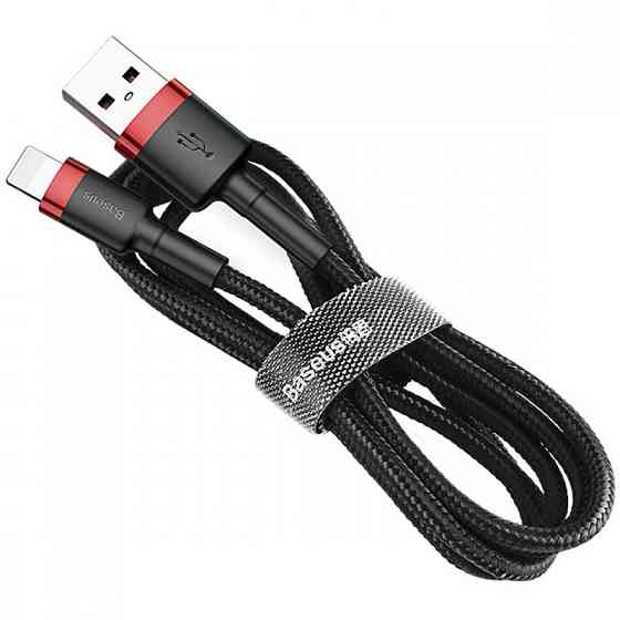 Дата кабель Baseus Cafule USB to Lightning 2.4A (1m) (CALKLF-B) Херсон