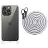 Чехол TPU Transparent with Straps для Apple iPhone 13 Pro Max (6.7") Херсон