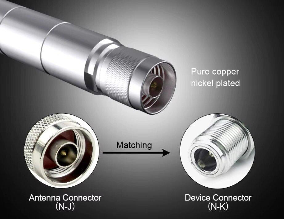 Антенна 2200-2670/4800-6240MHz 4/4dBi, до 50 Вт, N-male (штырь), IP67 Днепр - изображение 4