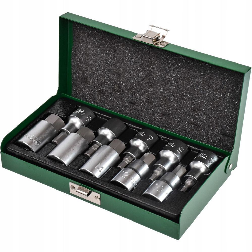 Набор головок-бит шестигранник TOPTUL 1/2" Н4-Н19 GAAD1007 Харків - зображення 6