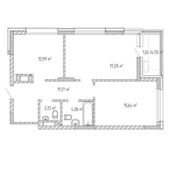 продажа 2-к квартира Броварский, Бровары, 95000 $ Бровари