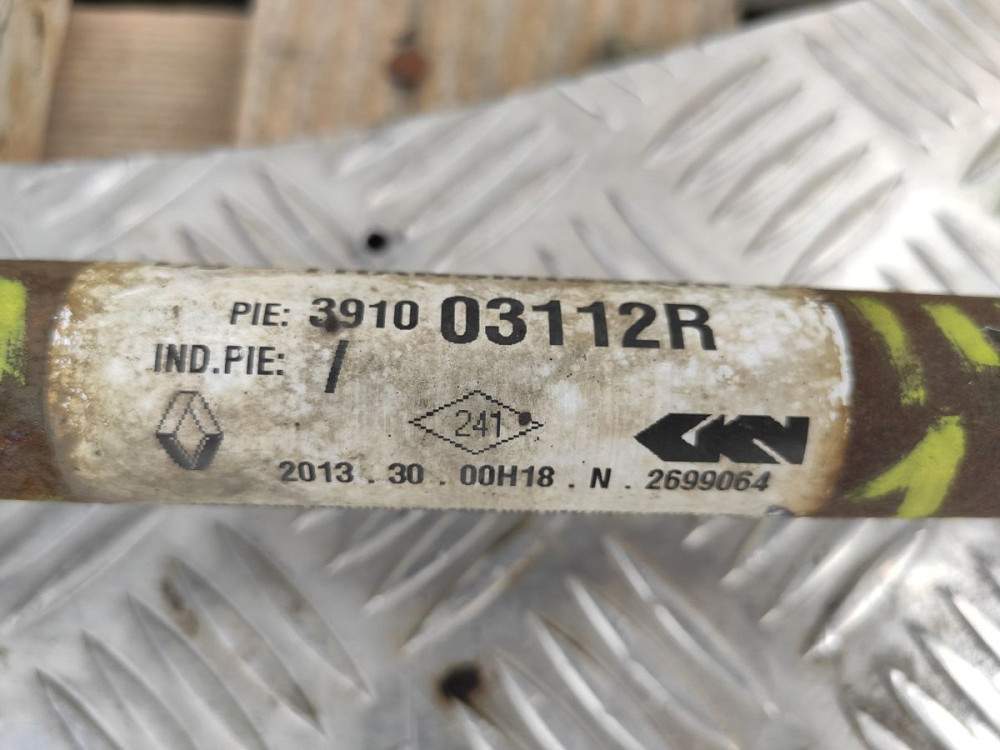 Полуось правая Renault Scenic III 1.5 dci 2009-2016 (391003112R) Ковель - зображення 3