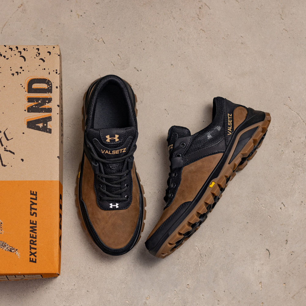 Мужские кожаные кроссовки Valsetz Olive Originals Київ - зображення 7