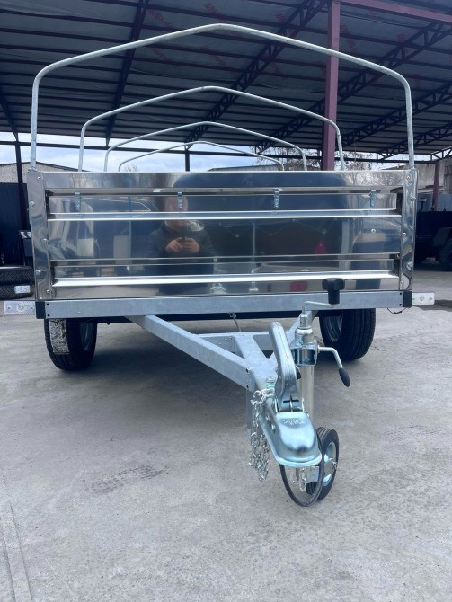 Надійний причіп з нержавійки 200х130х40 "дніпро" Сарни - зображення 1