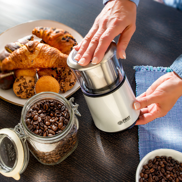 Кофемолка First FA-5486-2-WI 200 Вт серебристая Киев - изображение 3