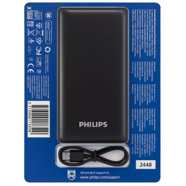 Power Bank Philips 20000mAh 20W Black Харьков - изображение 3