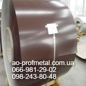 Оцинкованный лист коричневого цвета толщиной 0.45 мм. Київ - зображення 1