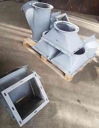 Гаситель скорости потока зерна ф150 1.5 мм 45 градусов  , зернотормоз угловой Київ