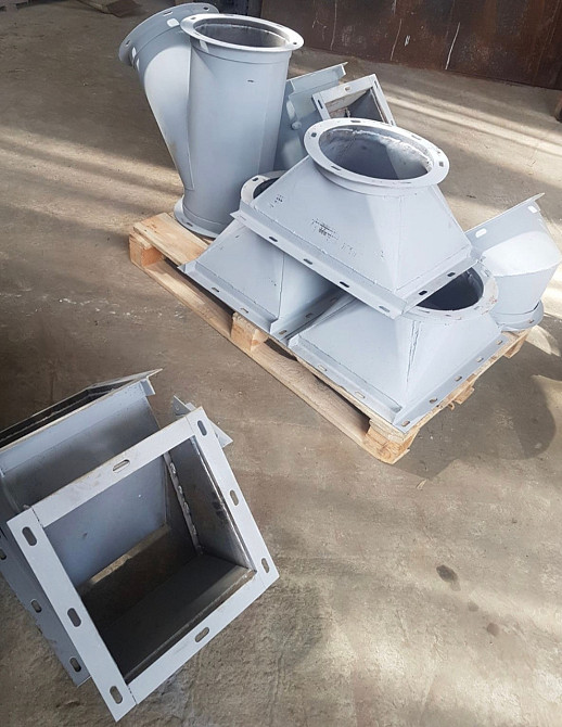 Гаситель скорости потока зерна ф150 1.5 мм 45 градусов  , зернотормоз угловой Київ - зображення 4