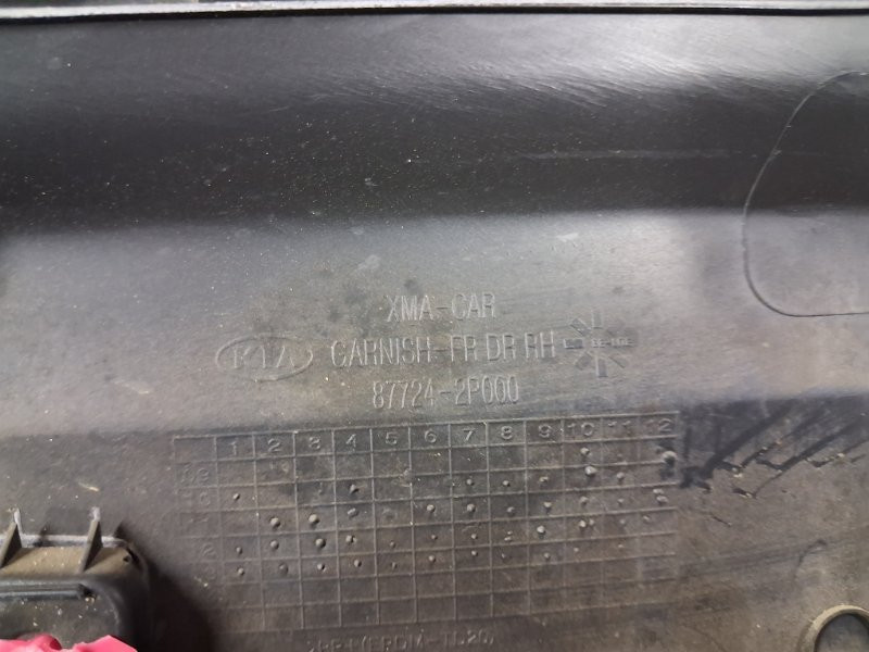 Накладка двери Kia Sorento 2009-2021 877222P000 (Арт. 71638) Киев - изображение 7