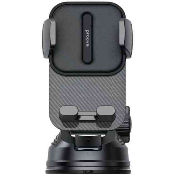 Автомобільний тримач Proove Carbon Clamp Suction Type Car Mount Black (CHCNS0000001) Харків