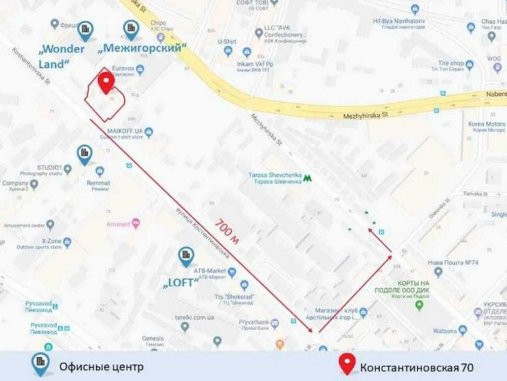 продажа помещения свободного назначения, здания Киев, Подольский, 950000 $ Киев - изображение 1