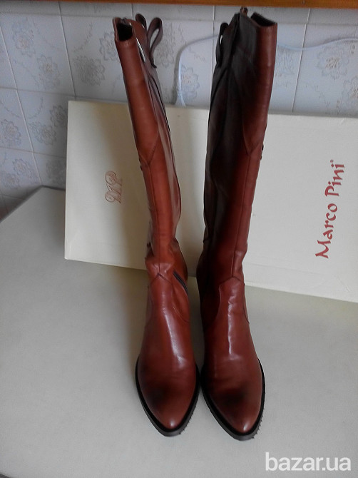 Сапоги кожаные зимние MarkoPini Киев - изображение 3