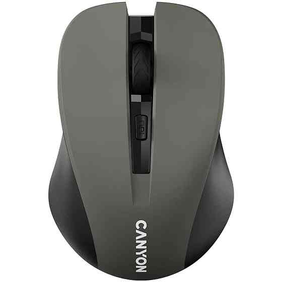 Мышь компьютерная безпроводная Canyon CNE-CMSW1G Gray серая Київ