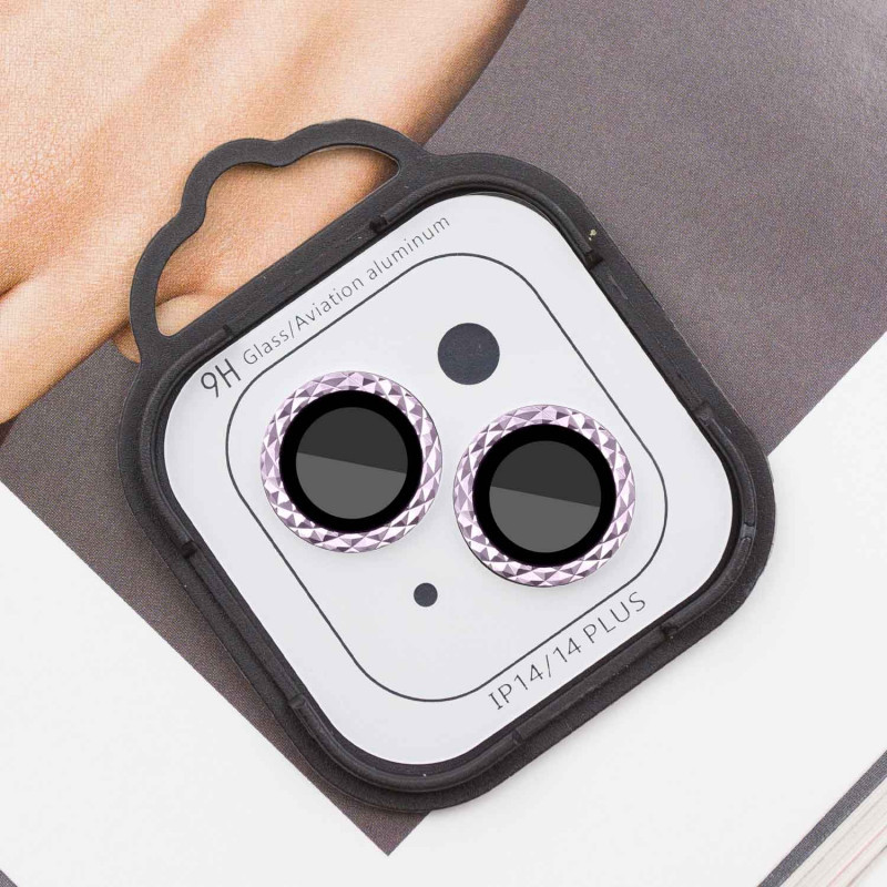 Защитное стекло Metal Shine на камеру (в упак.) для Apple iPhone 14 (6.1") / 14 Plus (6.7") Херсон - зображення 2